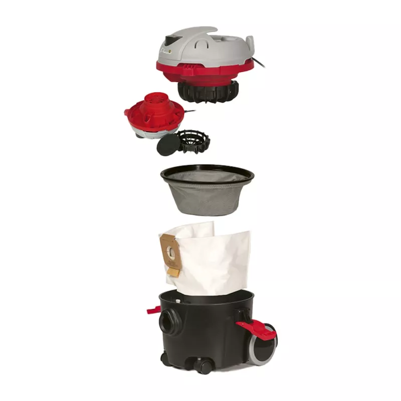 Aspirateur poussières 15P10P maniable silencieux ergonomique