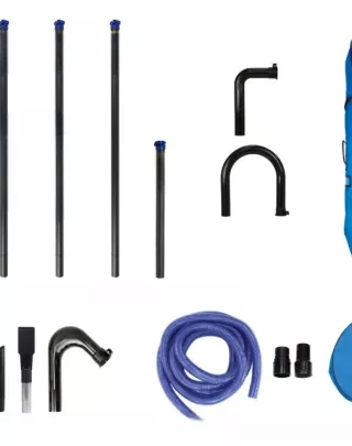 Kit complet en carbone pour aspiration en hauteur diamètre 50 ELITE8