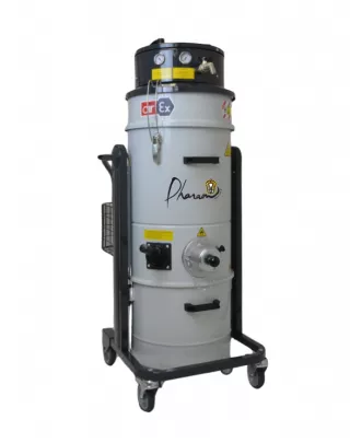 452 AIREX 7V 1/3D – Aspirateur industriel ATEX à air comprimé avec filtre HEPA | Pharaon
