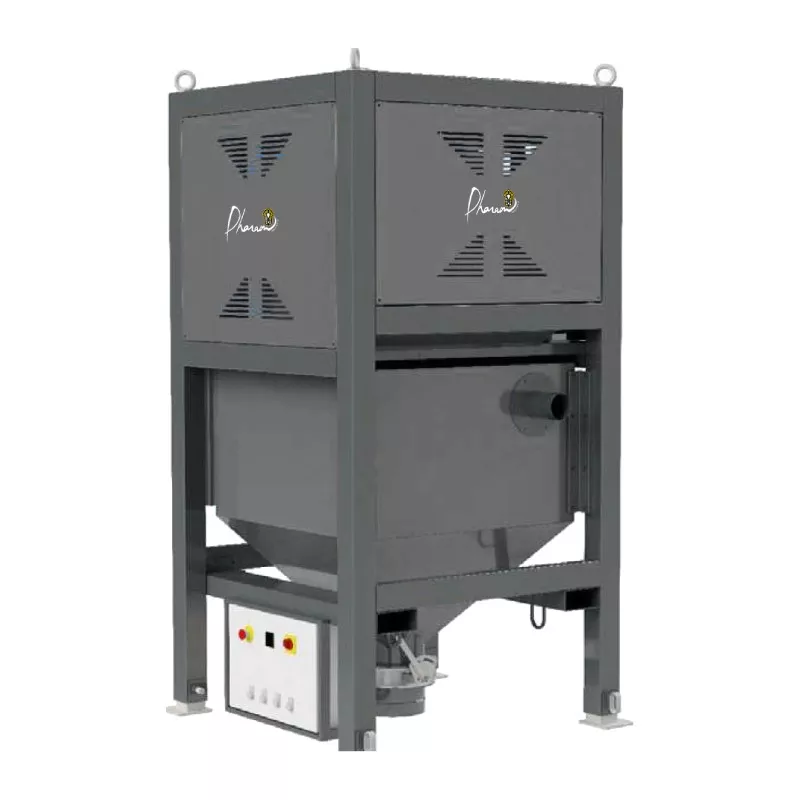 SILOVAC 600 – Aspirateur industriel big-bag 600L, décolmatage auto, haute filtration | Pharaon