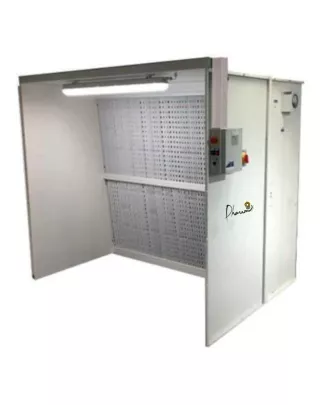 CS20 – Cabine de peinture ouverte 8 000 m³/h filtration durable