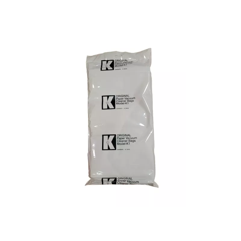 Lot de 10 sacs papier de rechange KV10 / KV15 / KAV15 Lot de 10 sacs papier de rechange KV10 / KV15 / KAV15