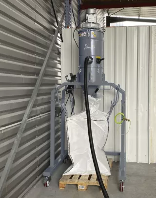SILOVAC 100 – Aspirateur industriel big-bag 100L filtre à poches | Pharaon