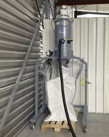 SILOVAC 100 – Aspirateur industriel big-bag 100L filtre à poches | Pharaon