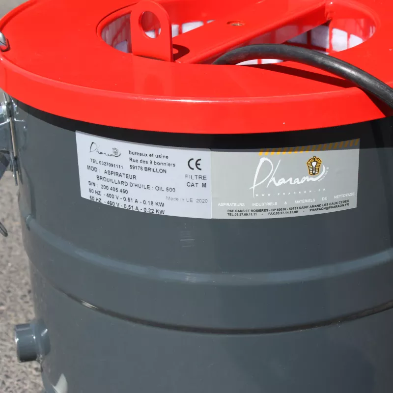 OIL500 – Aspirateur industriel pour brouillard d’huile haute efficacité | Pharaon OIL500 – Aspirateur industriel pour brouillard d’huile haute efficacité | Pharaon