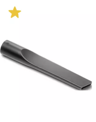 Capteur plat PVC Ø32, 15 cm, parfait pour aspirer dans les recoins.