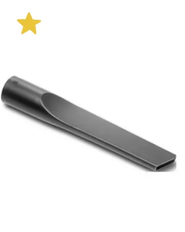 Capteur plat PVC Ø32, 15 cm, parfait pour aspirer dans les recoins.