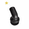 Brosse ronde au poils souples en PVC de 40mm de diamètre