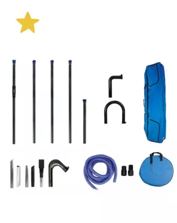 Kit complet en carbone pour aspiration en hauteur diamètre 50 ELITE4
