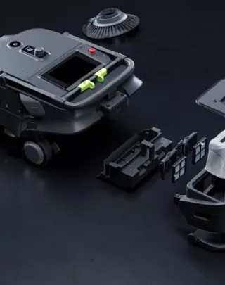 ISIS VAC | Balayeuse autonome intelligente 70 cm – 1 400 m²/h – HEPA H13