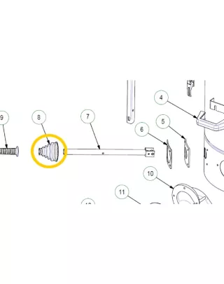 Soufflet pour poignée de décolmatage - SL.0240.0000