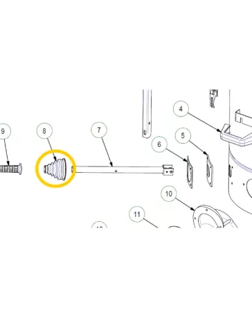 Soufflet pour poignée de décolmatage - SL.0240.0000