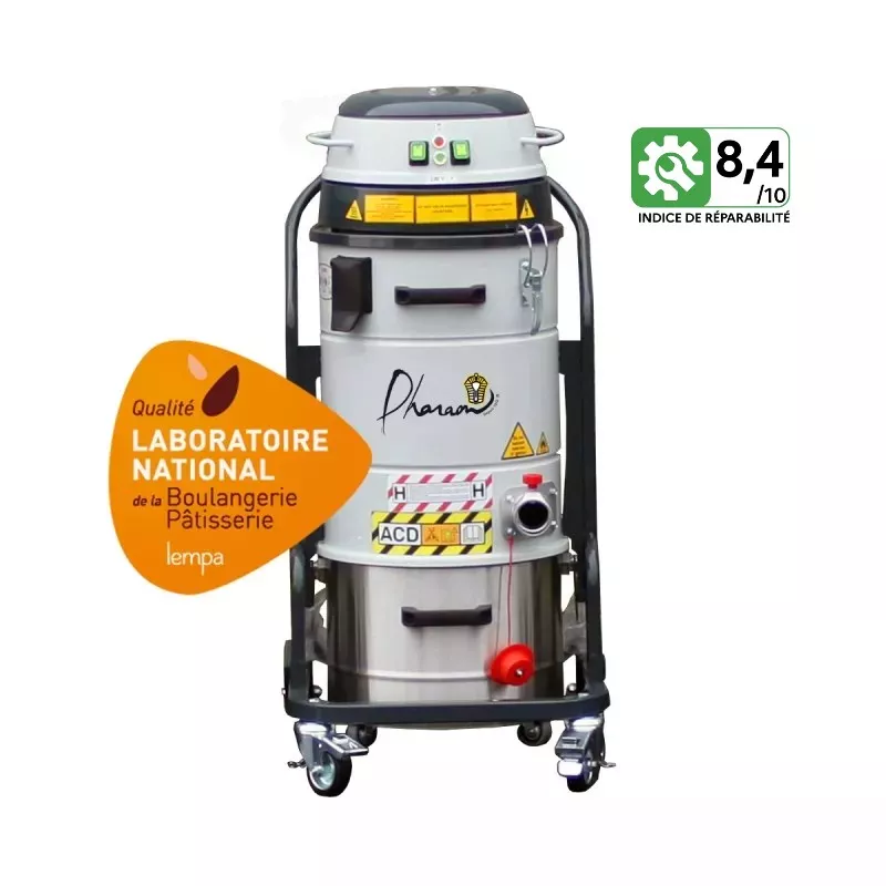 Aspirateur industriel à faible émission pour boulangeries-pâtisseries