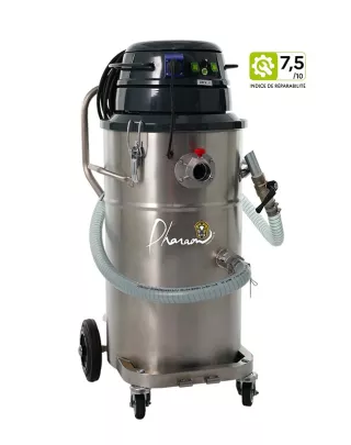 MTL802WXP Aspirateur pompier pour liquides INOX 80 litres pompe