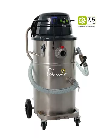 MTL802WXP Aspirateur pompier pour liquides INOX 80 litres pompe