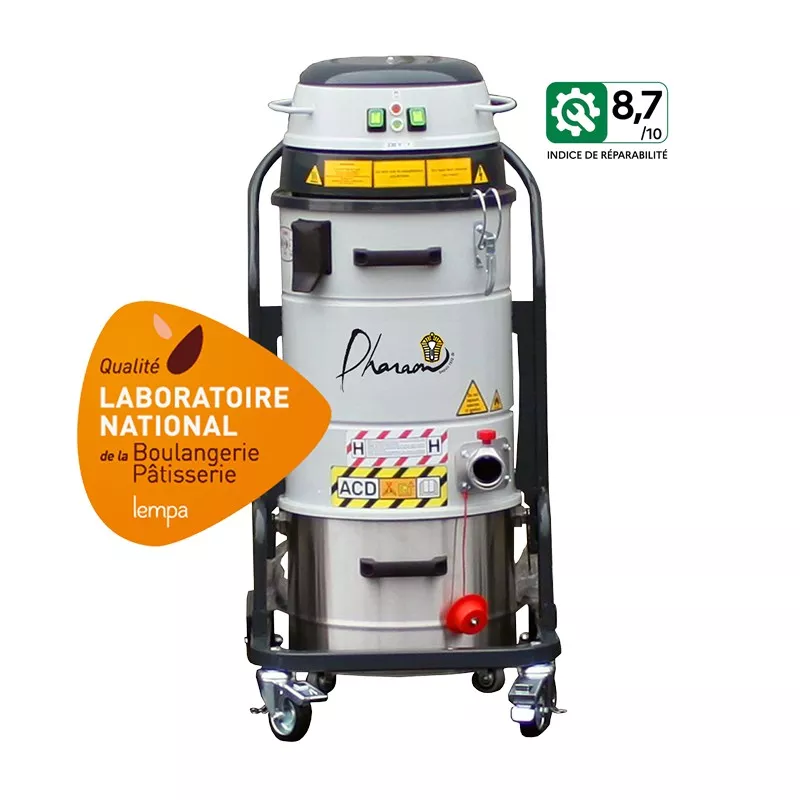Aspirateur industriel à faible émission pour boulangeries-pâtisseries