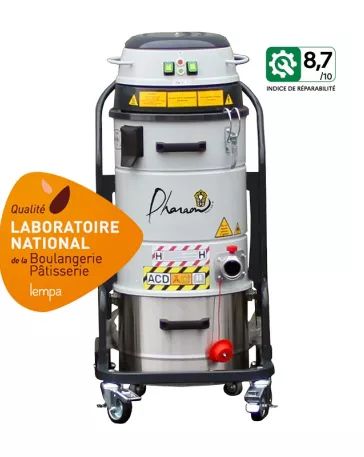 Aspirateur industriel à faible émission pour boulangeries-pâtisseries