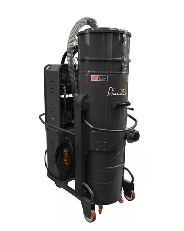 DG70EXP PN : Aspirateur industriel triphasé performant et mobile | Pharaon