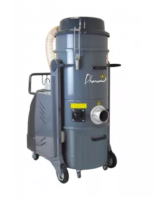 MTL4534 : Aspirateur industriel triphassé compact et mobile | Pharaon