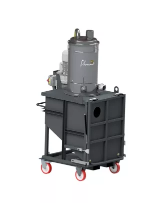 C600 T75NT : Benne aspirante triphasée 8,6kW performante et puissante