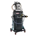 Aspirateur industriel triphasé liquides chargés huiles et copeaux TC100IF