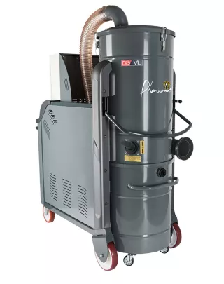 Aspirateur industriel ATEX Z22 DGVL125MAN 1/3D triphasé