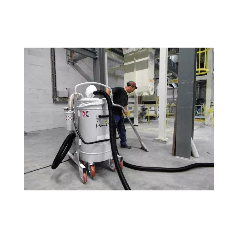 AS70 | Aspirateur industriel triphasé 6,3 kW puissant et compact