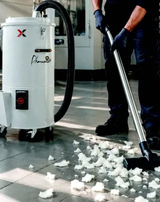 Aspirateur industriel performant pour fibres textiles AS20