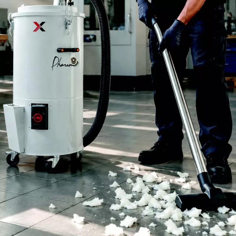 Aspirateur industriel performant pour fibres textiles AS20