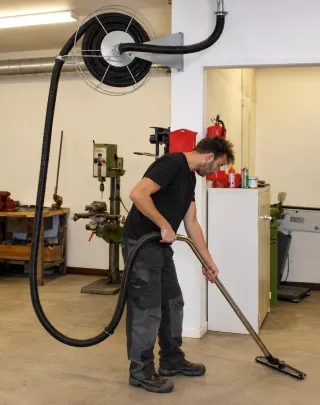 Enrouleur mural pratique pour environnements exigeants EN5010MATEX