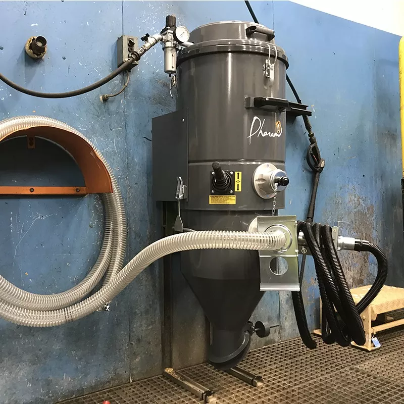 Unité d'aspiration fixe triphasée ASFIXE pour poussières et déchets