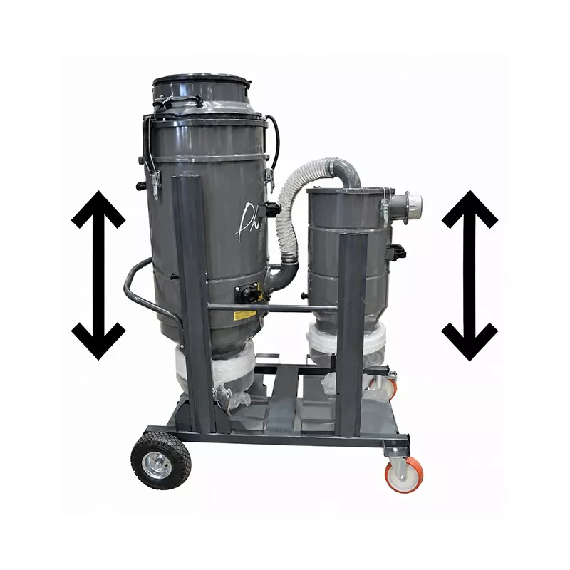 Aspirateur traitement de sols DM3 PSR avec préséparateur cyclonique