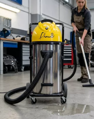 17L70AB : Aspirateur professionnel eau & poussières avec cuve INOX