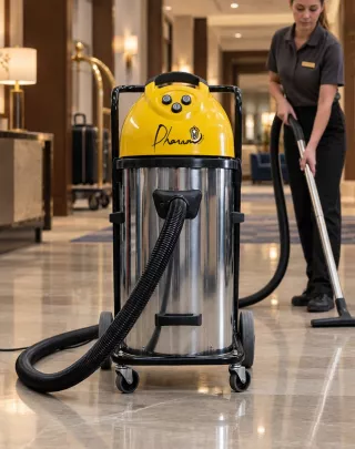 Aspirateur professionnel eau & poussières 3 moteurs 45L70AB