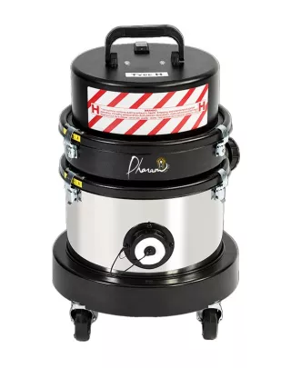 KAV15TH : Aspirateur ATEX à air comprimé avec filtration HEPA H14