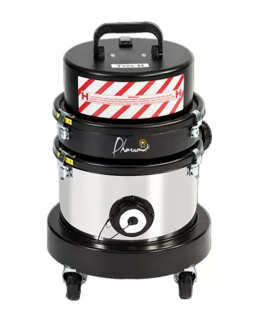 Aspirateur KAV15TH, 15L, filtration absolue pour poussières dangereuses.