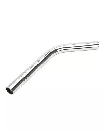 Canne coudée en acier, pour raccordement de canne droite Ø40.