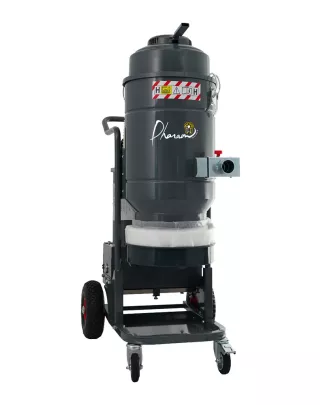 Aspirateur professionnel adapté au traitement des sols dangereux