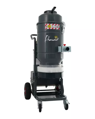 Aspirateur professionnel adapté au traitement des sols dangereux