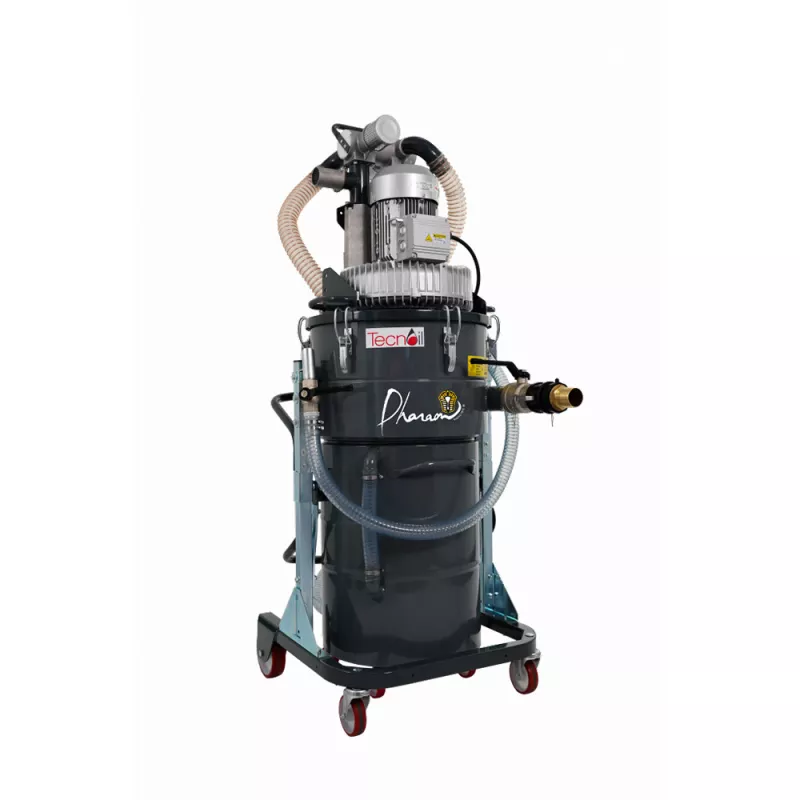 TC100IF Aspirateur compact huiles coupe et copeaux triphasé 100 litres