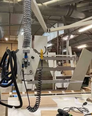Bras multi-énergies BME avec aspirateur industriel