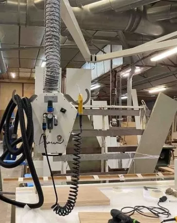 Bras multi-énergies BME avec aspirateur industriel