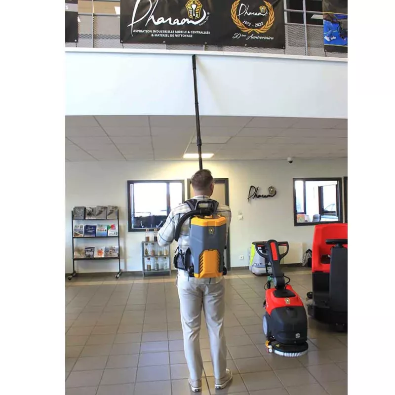 Aspirateur dorsal filaire avec câble DORSAL33C avec filtre HEPA H14