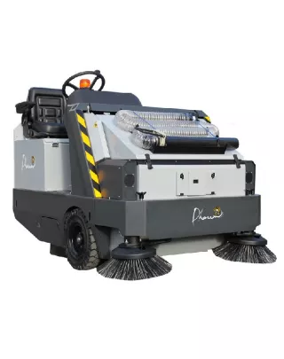 MAX1700D : balayeuse diesel haut rendement pour nettoyage des grandes surfaces.