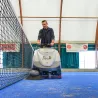 Balayeuse accompagnée pour terrains de sports ANUBIS680ES-TENNIS