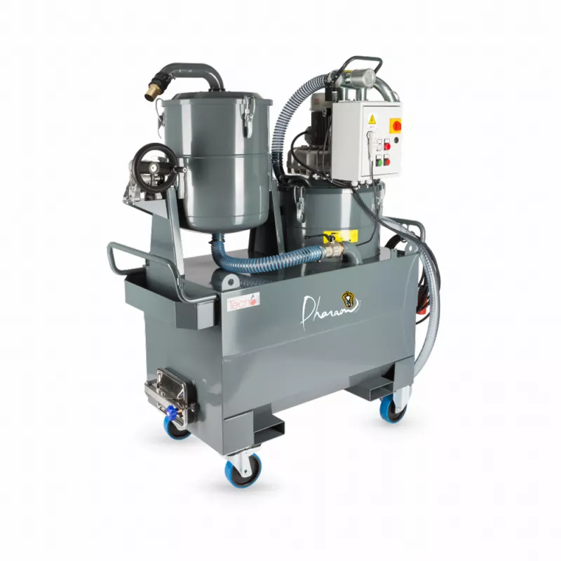 TC400T43 Aspirateur triphasé spécial liquides chargés huiles et copeaux