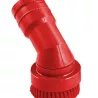 Brosse ronde rouge 40mm, aspiration précise.