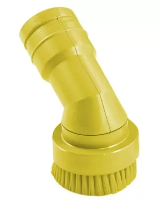 Brosse ronde jaune 40mm, aspiration précise.