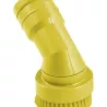 Brosse ronde jaune 40mm, aspiration précise.