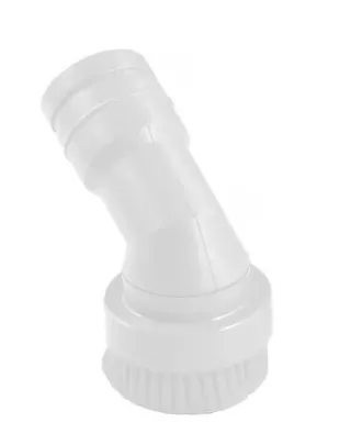 Brosse ronde blanche 40mm, aspiration précise.